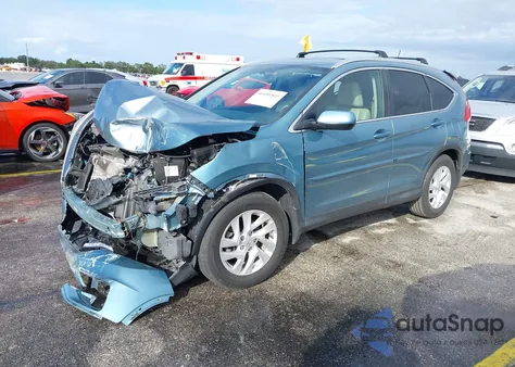 2015 Honda Cr-V Ex-L z USA, uszkodzony, nr VIN 2HKRM4H71FH634210